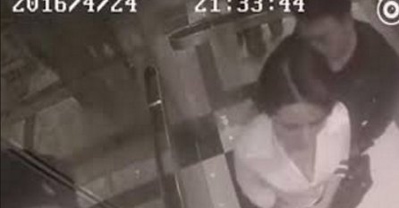 Sigurnosna kamera snimila muškarca kako navaljuje i gnjavi ženu, pogledajte šta se dogodilo na 0:21 (VIDEO)