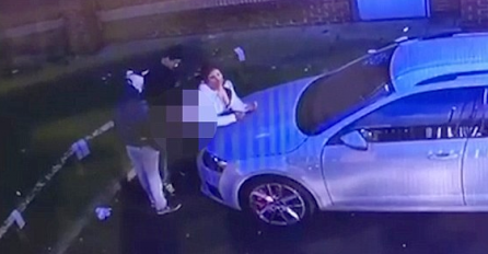 Napaljeni par se seksao na haubi automobila a onda je došao vlasnik i uradio ovo (VIDEO)