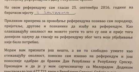 BANJA LUKA Dodikov sin sam sebe prijavio Tužilaštvu BiH: Tvrdi da je sa ocem učestvovao u organiziranju referenduma!