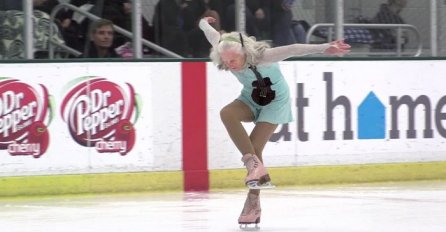 Ova 90-godišnjakinja je izašla na led, a onda učinila nešto što je sve okupljene ostavilo bez daha (VIDEO)