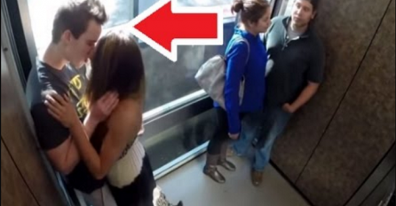 Ljubili se u liftu iako su se tek upoznali, pogledajte reakciju ljudi (VIDEO)