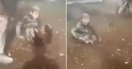 KRICI KOJI SLAMAJU SRCE: Dječaku bomba raznijela obje noge, vrišti i zove oca da mu pomogne (VIDEO)