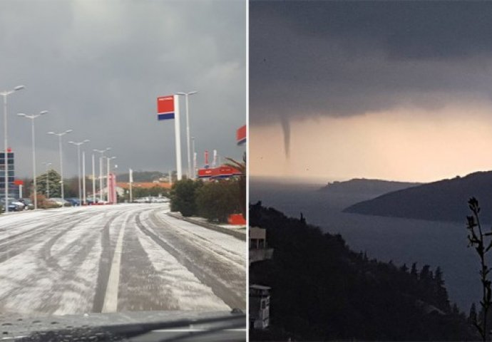 Tornado i i olujni vjetar prijete obali:  Apokaliptični prizori nadolazećeg nevremena uznemirili su sve! (FOTO  & VIDEO)