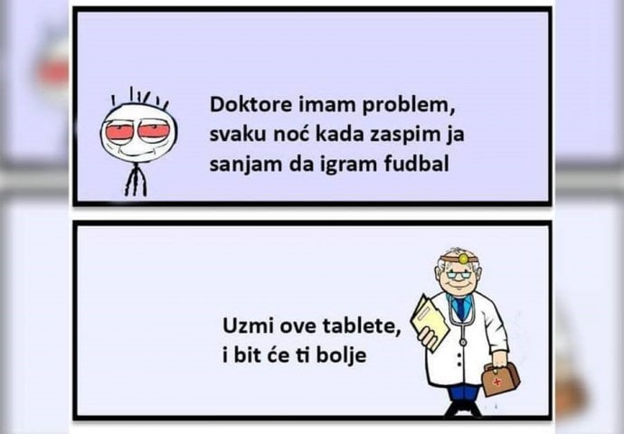 Buraz sanja da igra nogomet, a doktor mu je ovo predložio