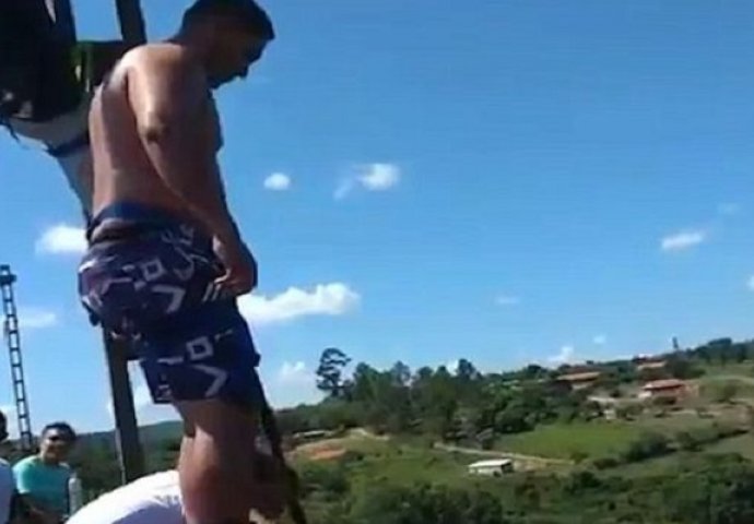 Krivo izračunao duljinu konopca: Otac skočio smrtonosni bungee (VIDEO)