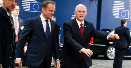 Predsjednik EU šokirao Trumpovog potpredsjednika u Briselu: Tusk poručio Penceu - lijepo pričate, ali vrijeme je se počne tako i raditi!