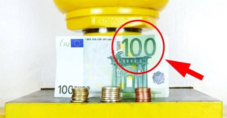 Ubjedljivo najgluplji eksperiment ikada: Pogledajte šta se dogodi kada presa zgnječi 100 eura (VIDEO)