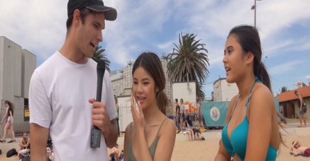 Pitao je zgodne cure na plaži šta stvarno žele, odgovori će vas začuditi (VIDEO)