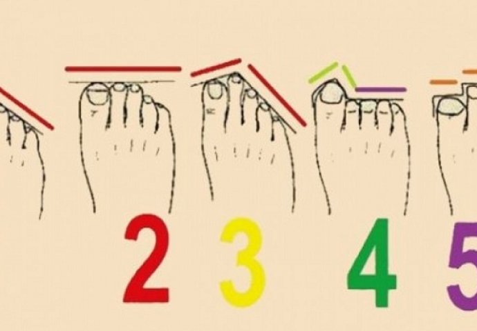 Evo šta oblik prstiju na nogama govori o vašoj ličnosti!