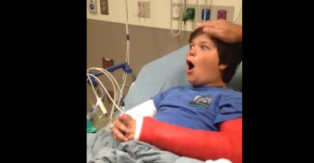 Nakon buđenja iz teške anestezije, ovaj dječak je nasmijao cijeli internet (VIDEO)