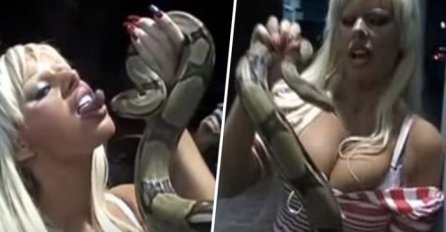 Obdarena plavuša igrala se sa velikom zmijom, ono što je uslijedilo pamtit će do kraja života (VIDEO)