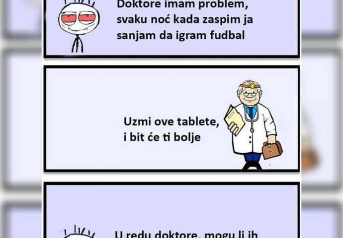 Buraz svake noći sanja da igra fudbal