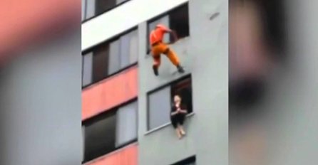Kineskinja se htjela ubiti i skočiti sa zgrade, a onda je vatrogasac uradio nešto nevjerovatno (VIDEO)