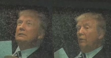ĐAK PRVAK: Snimili Trumpa kako u automobilu uči svoj govor! (VIDEO)