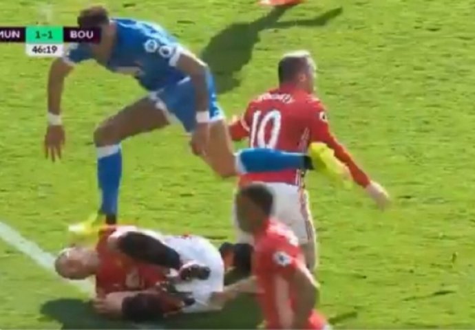 Igrač Bornmuta brutalno zgazio Ibrahimovića po glavi, Šveđanin mu se surovo osvetio (VIDEO)