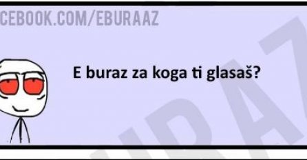 Evo za koga Buraz uvijek glasa 