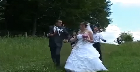 Nije prošlo ni sat vremena kako se oženio, a već je shvatio da mu se crno piše(VIDEO)