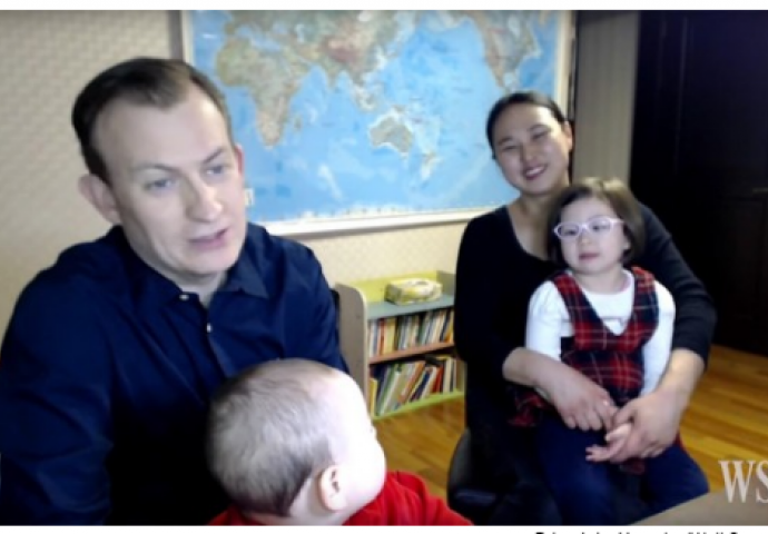 Otkrili ko je pravi krivac:  Djeca su mu prekinula intervju i tako je ovu porodicu upoznao cijeli svijet (VIDEO)