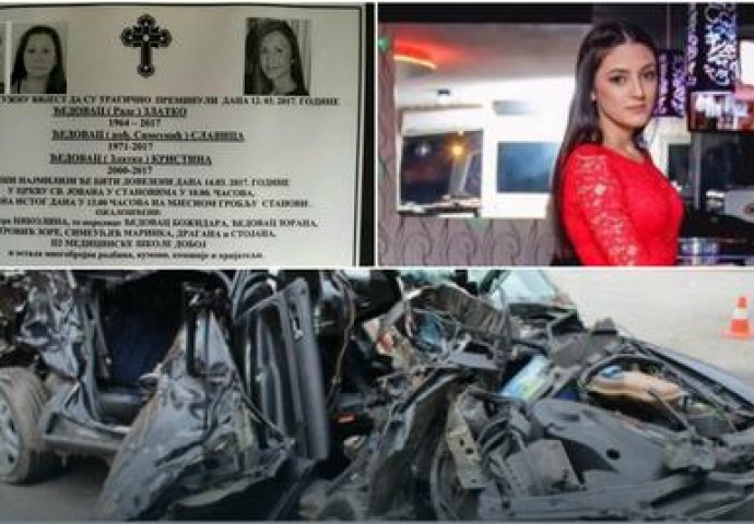 DANAS OPROŠTAJ OD NIKOLINE: Voz gurao automobil porodice Đedovac 470 metara!