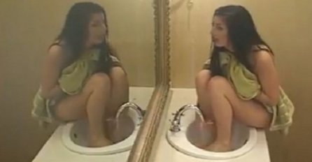  NECENZURISANI SNIMAK: Učesnica "Parova" se skroz gola kupala u lavabou! (18+) 