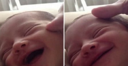 Pogledajte kako ova beba uživa u češkanju, nestvarno je slatka (VIDEO)
