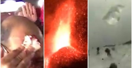  NAJVEĆA ERUPCIJA U 30 GODINA Etna eksplodirala:  "Vrelo kamenje nam padalo na GLAVE, ljudi u panici VRIŠTALI i bježali" (FOTO & VIDEO)