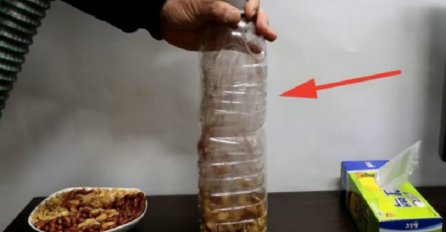 Stavio je kikiriki u plastičnu flašu i na nju spojio usisavač, ovaj trik će vas oduševiti (VIDEO)