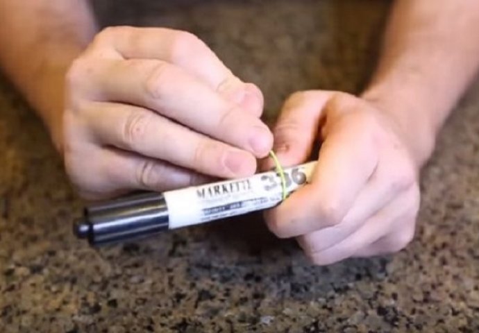 Uzeo je spajalicu i omotao je oko flomastera: Kada vidite zašto, htjeti ćete napraviti isto (VIDEO)