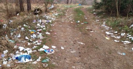 Patrola portala Novi.ba: SRAMOTNO Pogledajte gomile smeća na izletištu kod Sarajeva - umjesto behara, drveće "KRASE" PLASTIČNE BOCE!