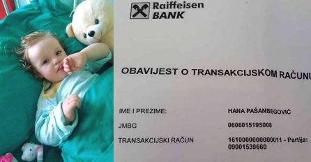DOBRO SE DOBRIM VRAĆA: Pomozimo dvogodišnjoj djevojčici Hani Pašanbegović