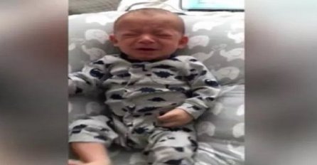 Nije mogao smiriti svoju 3-mjesečnu bebu: Kada joj je dao majčinu majicu, reakcija ga je iznenadila (VIDEO)