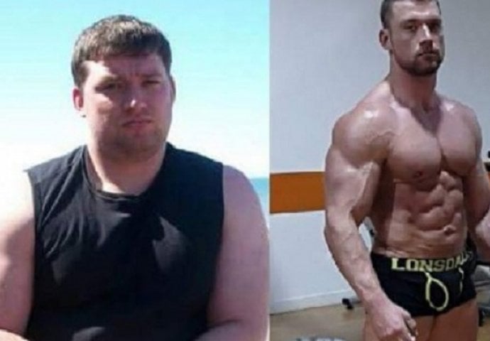 Djevojka ga je ostavila kada je imao 130 kilograma, a sada ima 40 kila manje i izgleda kao zmaj