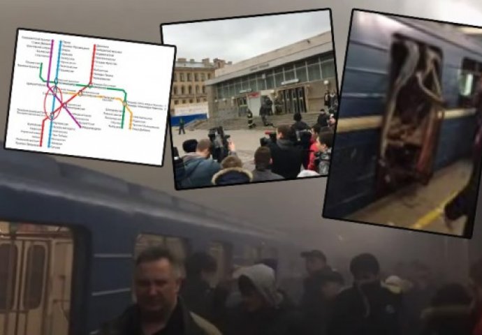 JEZIVE SCENE IZ METROA: Ljudi trče kroz dim u panici, iznose krvave putnike, Rusija u šoku (FOTO + VIDEO)