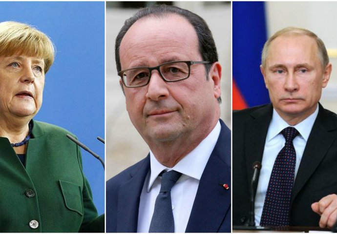 Merkel i Hollande razgovarali s Putinom o saradnji u borbi protiv terorizma