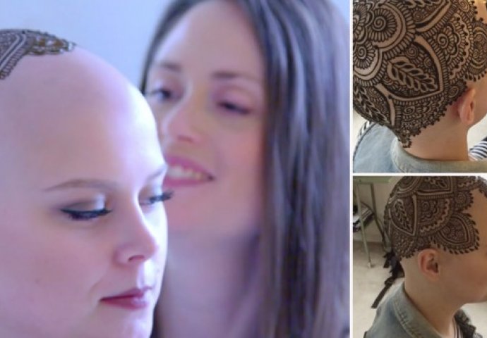 Žene postaju kraljice i besplatno dobijaju krunu za svoju patnju: Sara tetovira glave ljudi oboljelih od raka! (VIDEO)