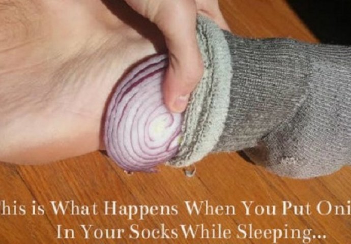 Svake večeri ćete na spavanje ići sa crnim lukom u čarapama kada vidite nevjerovatnu stvar koju radi tijelu!
