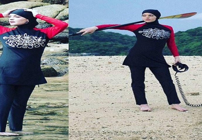 Lindsay Lohan na plaži na Tajlandu nosila burkini