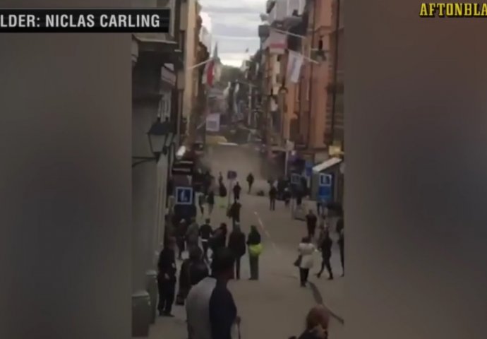 UZNEMIRUJUĆE Objavljen i snimak napada u Štokholmu!