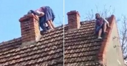 Baka zmaj: Ima 90 godina i silazi sa krova spretno kao mačka (VIDEO) 