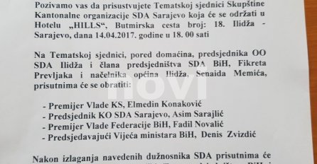 Novi.ba saznaje: Izetbegović, Zvizdić, Novalić sutra na SPECIJALNOM ZASJEDANJU kantonalnog odbora SDA!