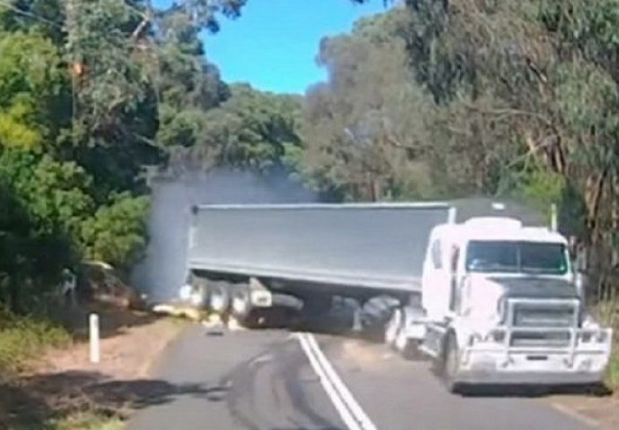 Pogledajte kako izgleda horor-scena u kojoj prema vama juri kamion bez kontrole! (VIDEO)