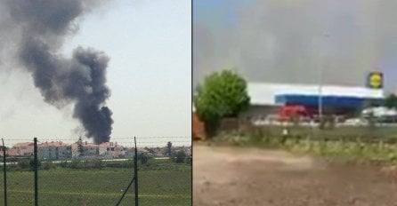 NAKON ŠTO JE AVION UDARIO U SUPERMARKET:  Pogledajte trenutak kada je NASTRADAO RADNIK LIDLA! (VIDEO)