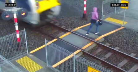 ZALEDIĆE VAM SE KRV U ŽILAMA: Djevojka za dlaku izbjegla smrt (VIDEO)