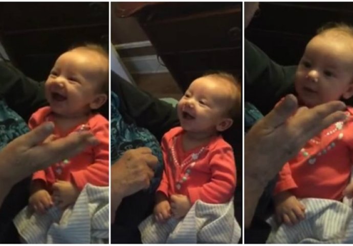 ULJEPŠAT ĆE VAM OVO JUTRO: Gluhonijeme beba i baka na upoznavanju (VIDEO)