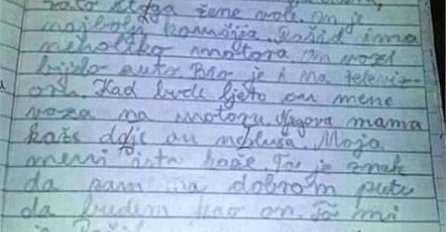 DOMAĆI ZADATAK KOJI JE POSTAO HIT NA DRUŠTVENIM MREŽAMA: "Kad porastem želim biti kao komšija Rašid"