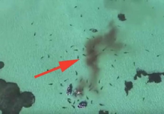 Digao je dron u zrak, a ono što je snimio iznad mora možete vidjeti samo u horor filmovima (VIDEO)