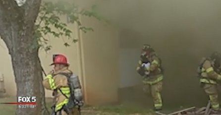 OVO JE HRABROST: Vatrogasac uhvatio bebu bačenu iz zapaljene zgrade