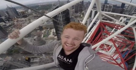 Da ti se zavrti u glavi: Britanac se popeo na kran visok 200 metara i sve snimao (VIDEO)