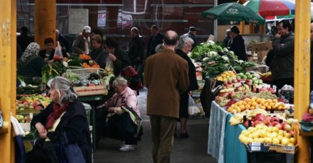 U FBiH u martu smanjena prodaja poljoprivrednih proizvod na tržnicama