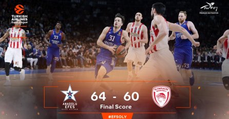 SUŠA POENA: Efes slomio Grke, Perasovićevi momci poveli 2:1